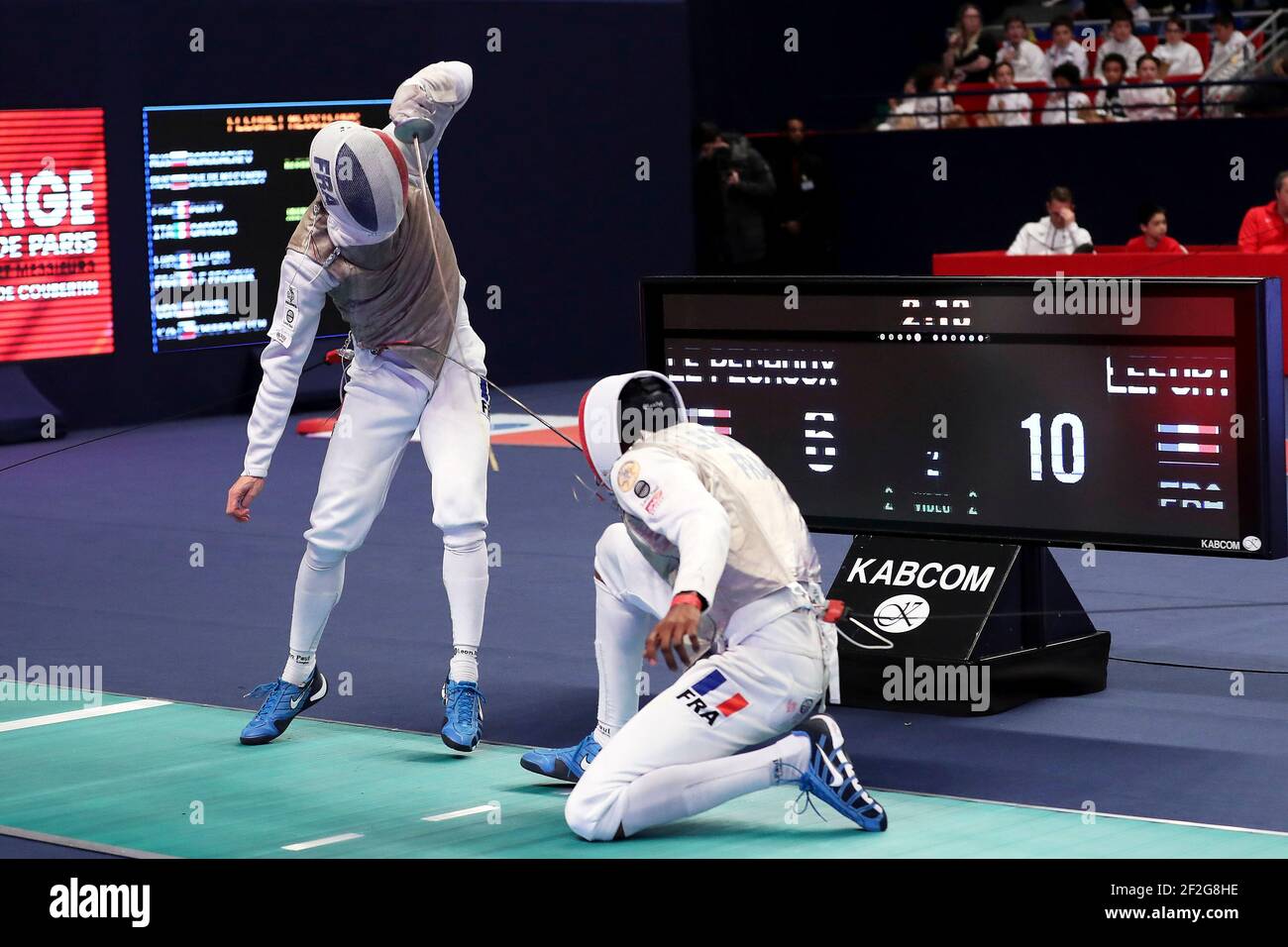 LE PECHOUX Erwann (France) v. LEFORT Enzo (France) during the Challenge
