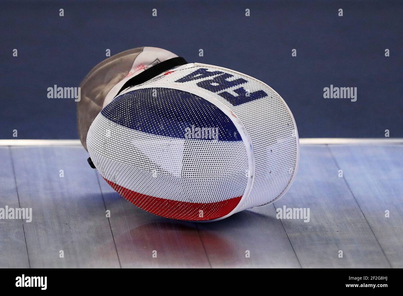 French Fencing Mask during the Challenge International of Paris 2020