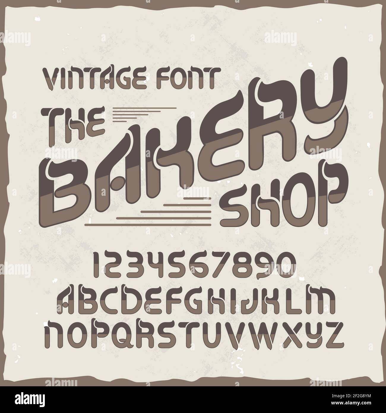 Original label typeface named