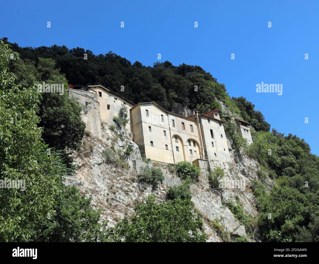 ancient convent called GRECCIO where San Francesco invented the first