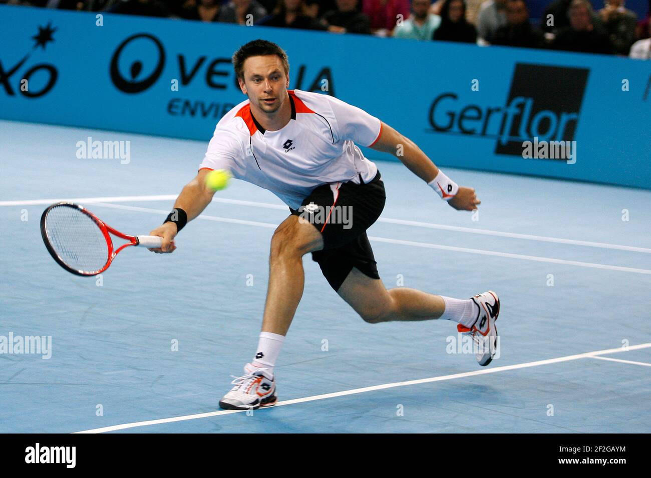 TENNIS - OPEN 13 DE MARSEILLE 2010 - MARSEILLE (FRA) - 19/02/2010 - PHOTO :  ANNE GUARDIOLA / DPPIROBIN SODERLING (SWE Stock Photo - Alamy