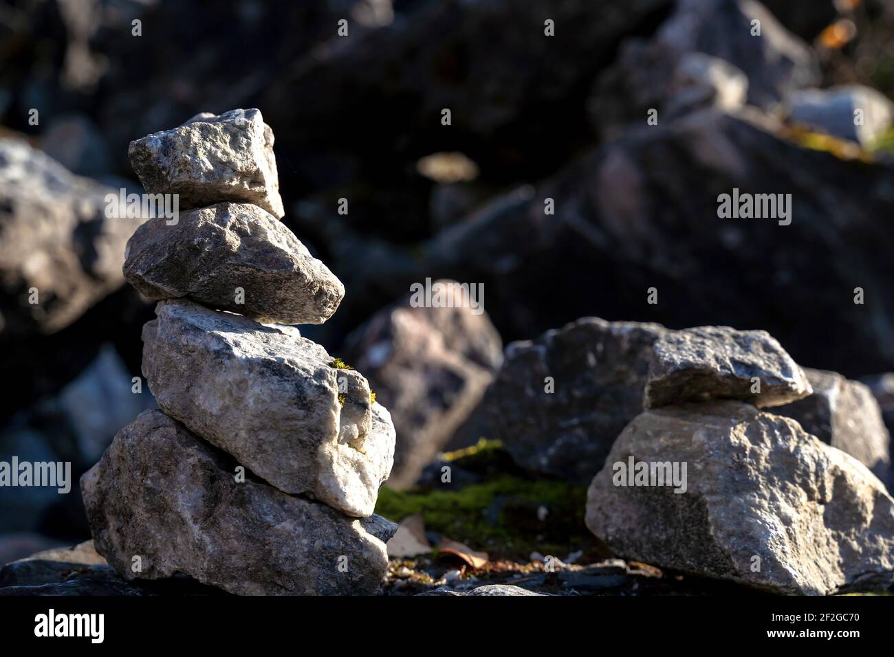 Mountain rock texture closeup for your design. Natural wallpaper. Grunge texture. Stock Photo