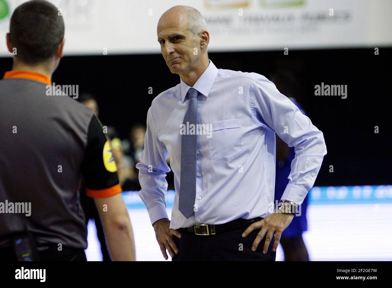 Nikola ANTIC coach CCRB during the French Pro-A basket-ball , CCRB  (Champagne Chalons Reims Basket) v Paris Levallois, in Chalons en  Champagne, France, on September 27, 2014. Photo Anthony Serpe / DPPI