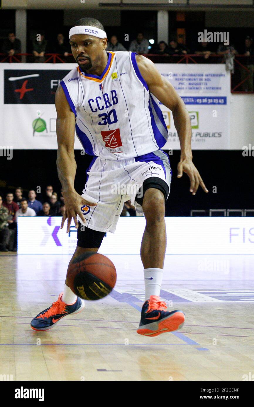 Michel MORANDAIS (30 CCRB) during the French Pro-A basket-ball , CCRB  (Champagne Chalons Reims Basket) v Le Mans MSB, at Salle Pierre de  Coubertin in Chalon en Champagne, France, on November 1,