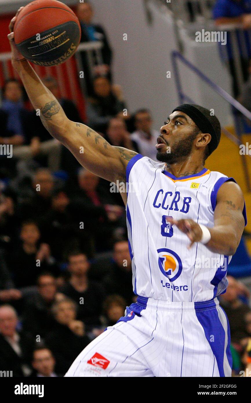 Lionel CHALMERS (8 CCRB) during the French Pro-A basket-ball, CCRB  (Champagne Chalons Reims Basket)