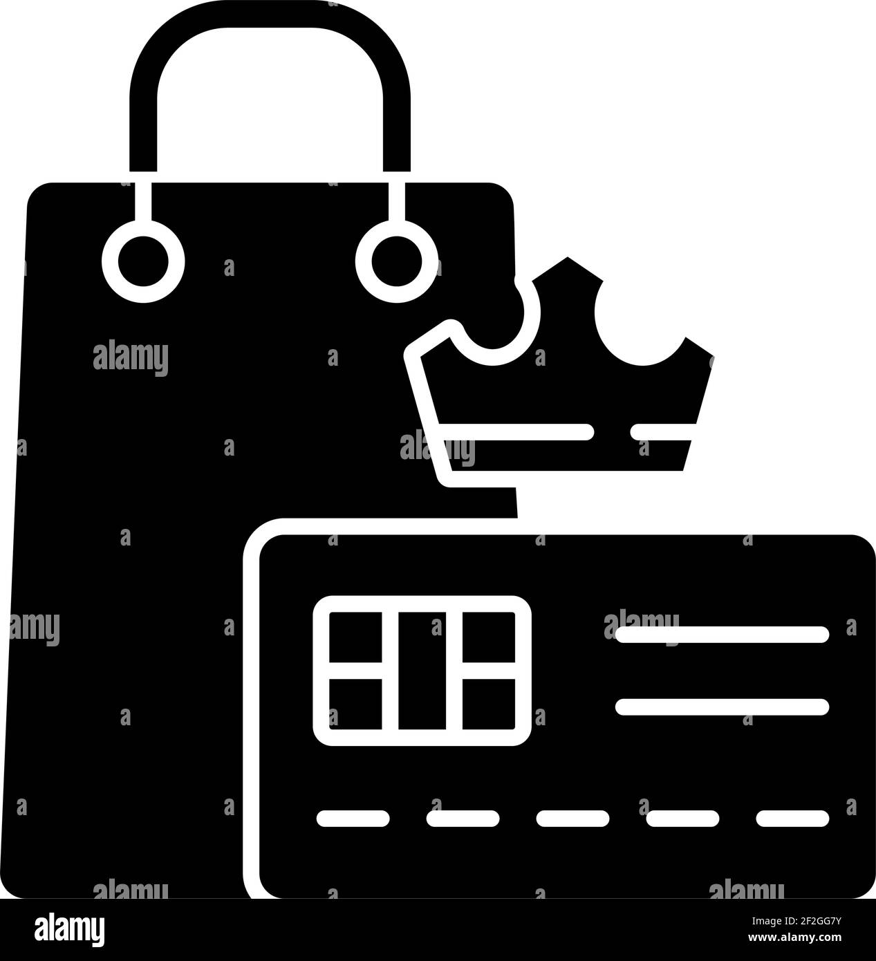 Vip membership black glyph icon Stock Vector Image & Art Alamy