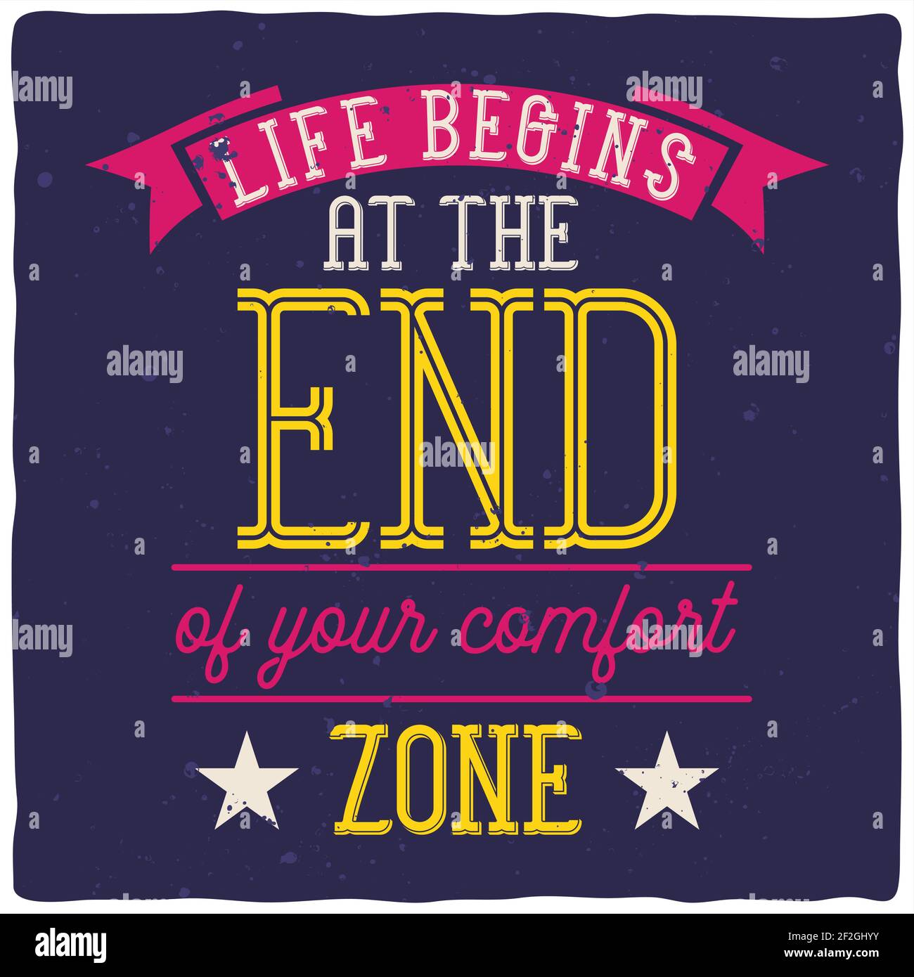 Motivational poster. Inspirational quote design Stock Vector Image