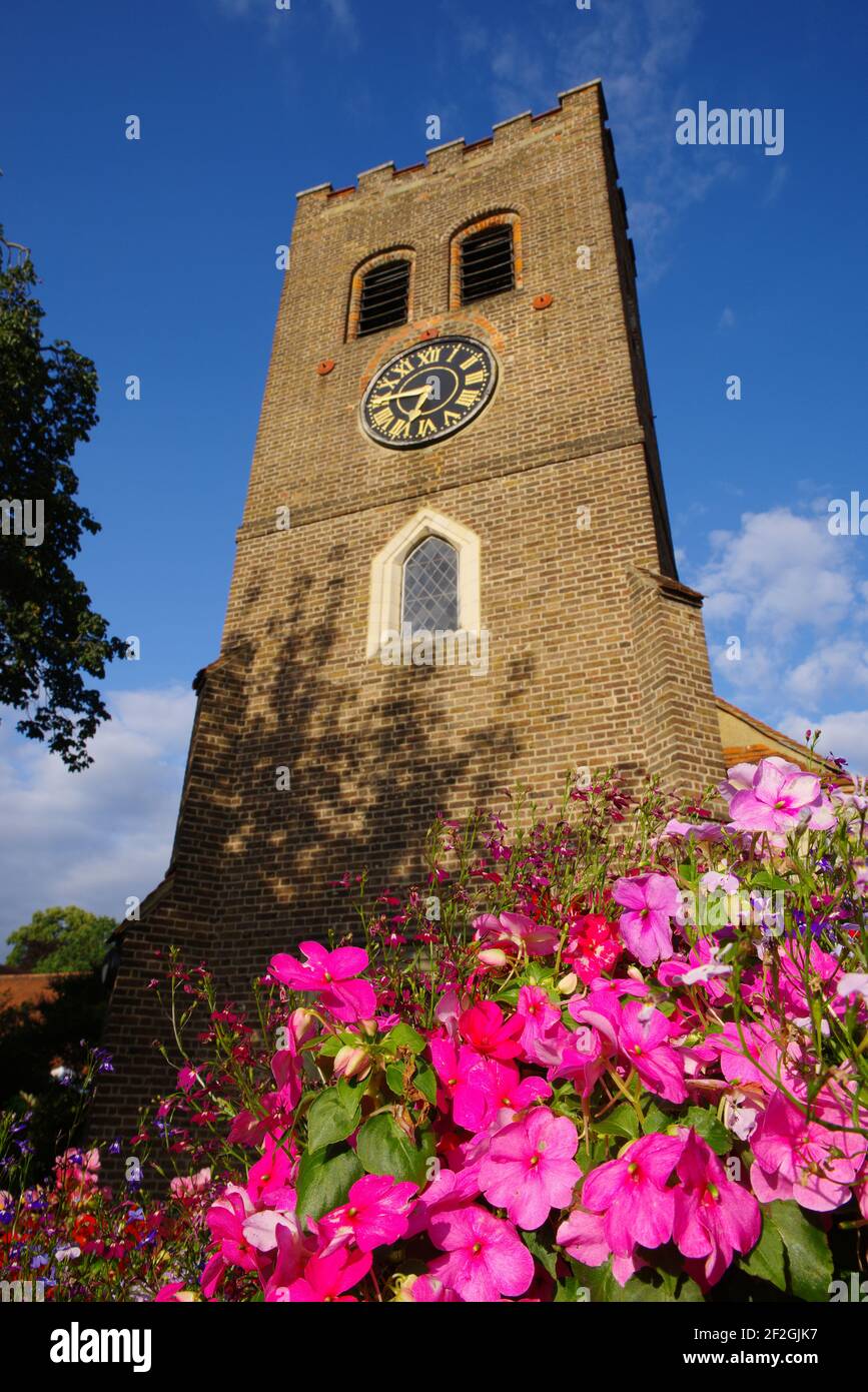 St Nicholas Church, Shepperton Stock Photo Alamy