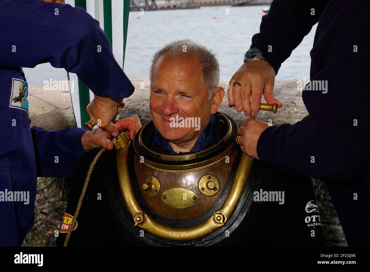 Historic Diving Club Demonstration Stock Photo - Alamy