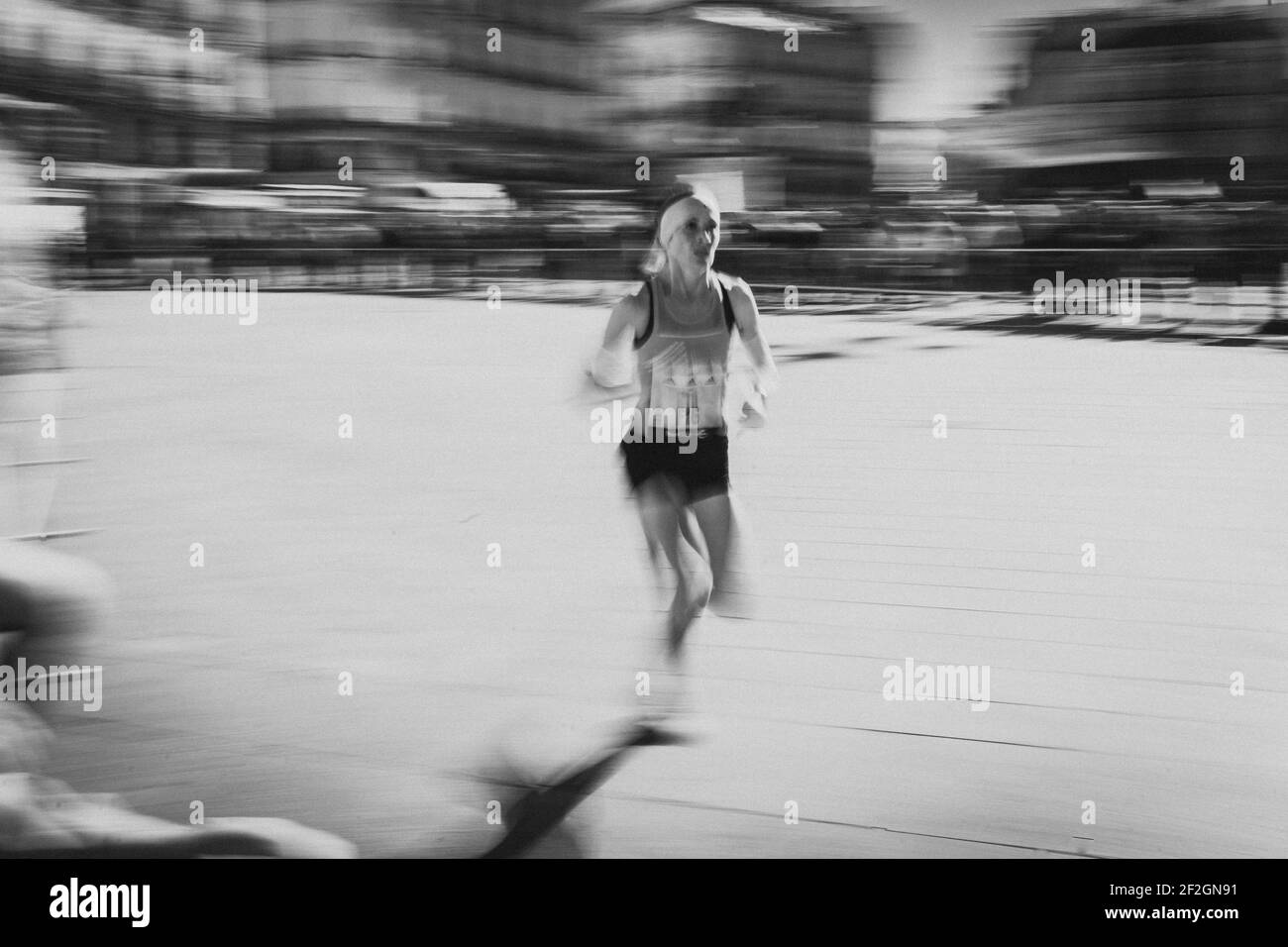 Roll marathon Black and White Stock Photos & Images - Alamy