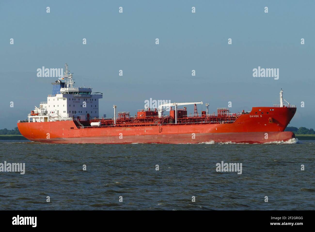 Germany. 26th June, 2017. The chemical tanker DAVIDE B. taken on the Elbe. According to the shipping company, the Dutch tanker sailing under the flag of Malta was attacked by pirates in the Gulf of Guinea in West Africa. Fifteen crew members were kidnapped, according to a spokesman for the shipping company in Barendrecht near Rotterdam on Friday. Six other seafarers were safe on the ship and unharmed, he said. So far, there has been no contact with the kidnappers. Credit: Hasenpusch/dpa/Alamy Live News Stock Photo