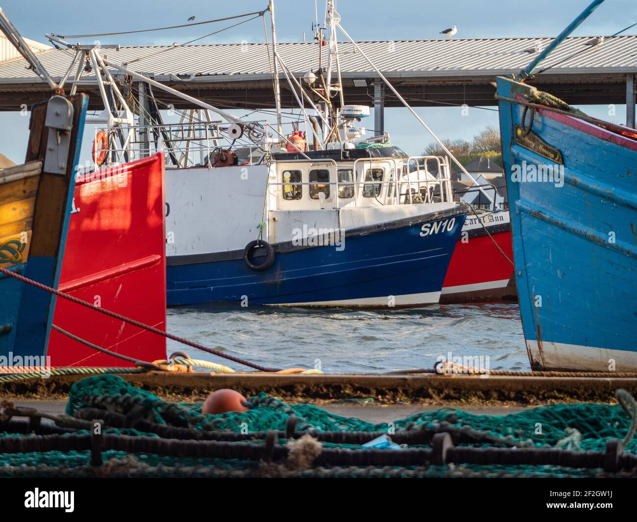 North Shields Fish Quay Stock Photo Alamy