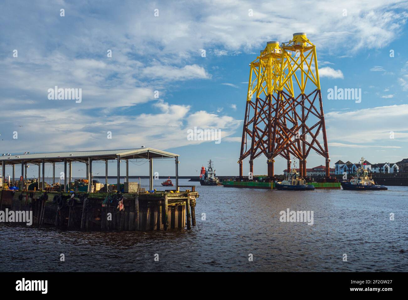 North Shields Fish Quay Stock Photo Alamy
