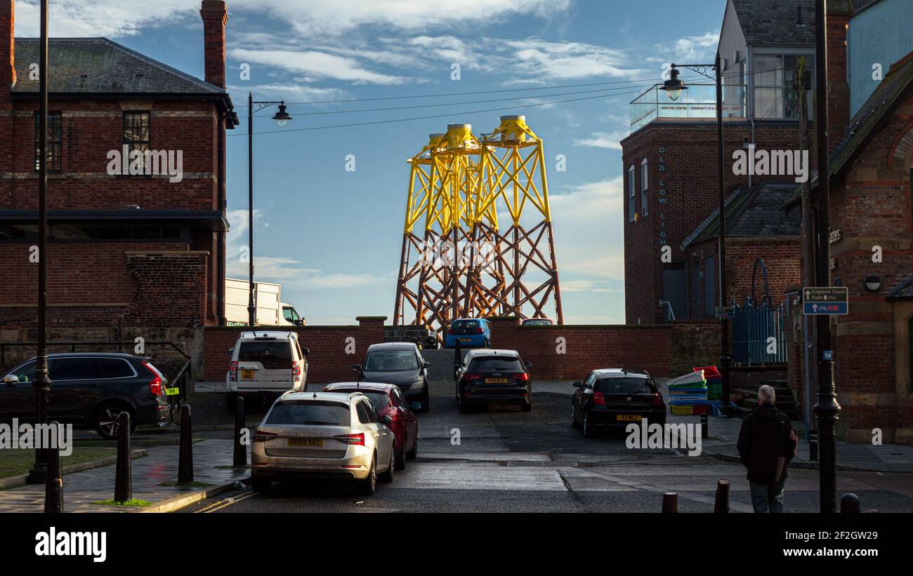 North Shields Fish Quay Stock Photo Alamy
