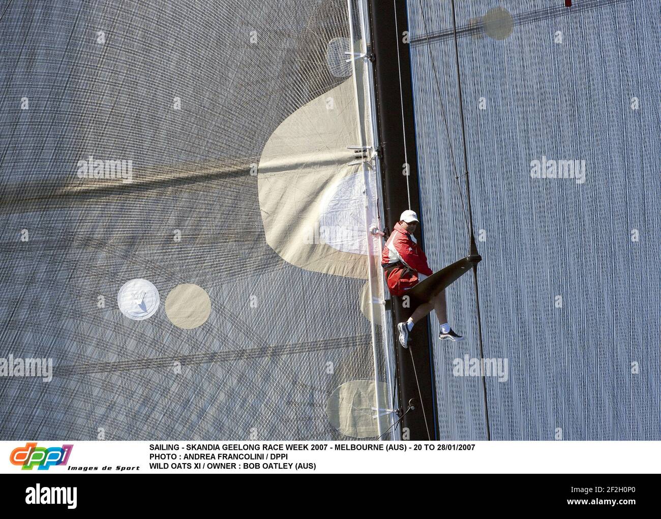 SAILING - SKANDIA GEELONG RACE WEEK 2007 - MELBOURNE (AUS) - 20 TO 28/01/2007 PHOTO : ANDREA FRANCOLINI / DPPI WILD OATS XI / OWNER : BOB OATLEY (AUS) Stock Photo