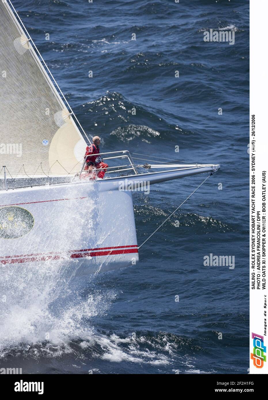 SAILING - ROLEX SYDNEY HOBART YACHT RACE 2006 - SYDNEY (AUS) - 26/12/2006 PHOTO : ANDREA FRANCOLINI / DPPI WILD OATS XI / SKIPPER & OWNER : BOB OATLEY (AUS) Stock Photo