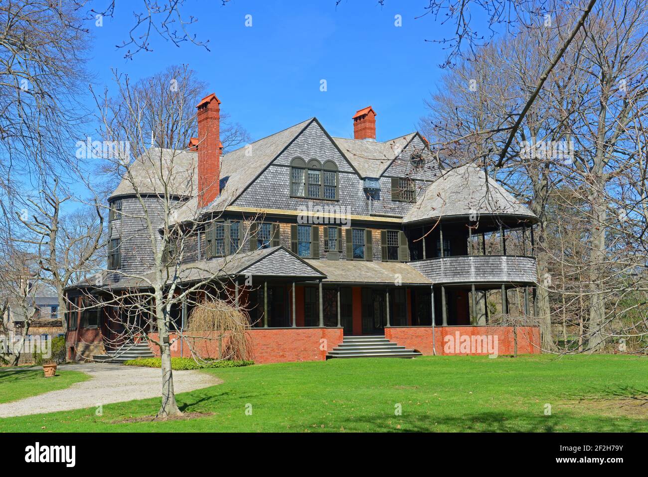 Issac Bell House is a Gilded Age mansion with Shingle style in Bellevue