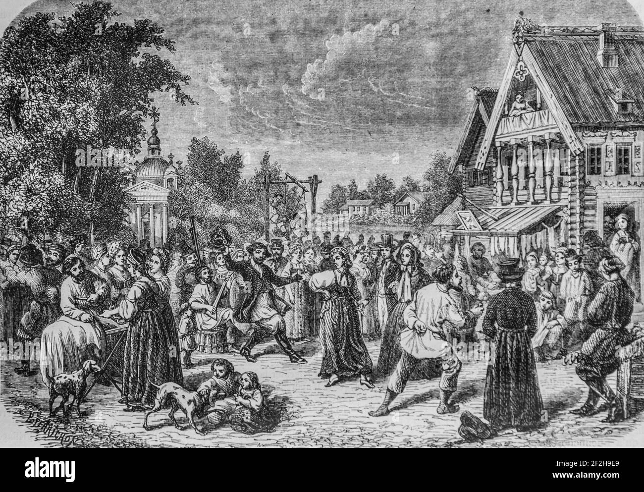 Village Fete Black And White Stock Photos Images Alamy