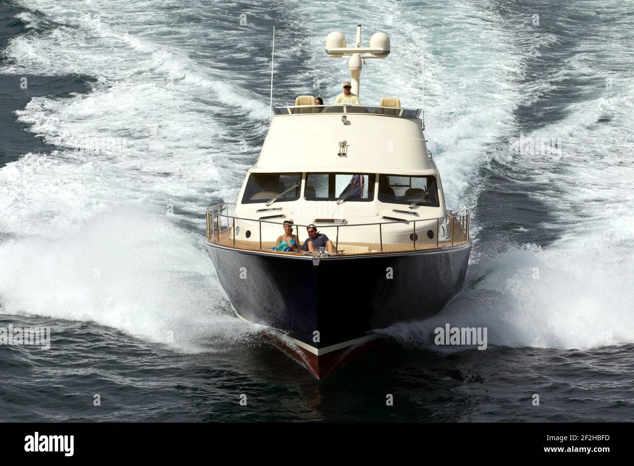 MOTOR BOAT - POWERBOAT - PALM BEACH 65 'GUILTY' - PITTWATER/SYDNEY (AUS) - 07/12/2010 - PHOTO : ANDREA FRANCOLINI / DPPI Stock Photo