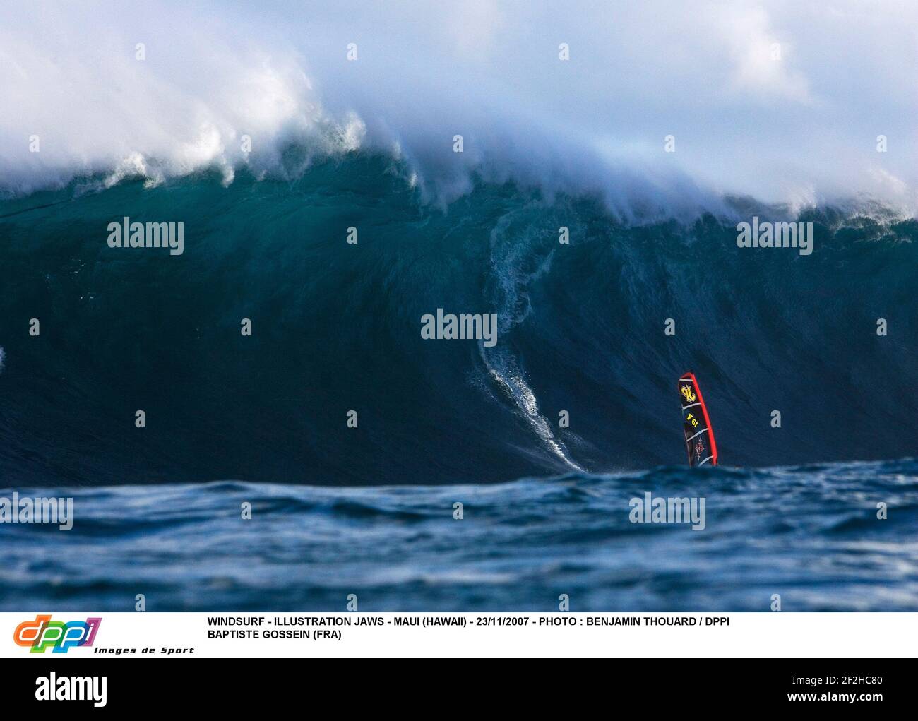 WINDSURF ILLUSTRATION JAWS MAUI (HAWAII) 23/11/2007 PHOTO