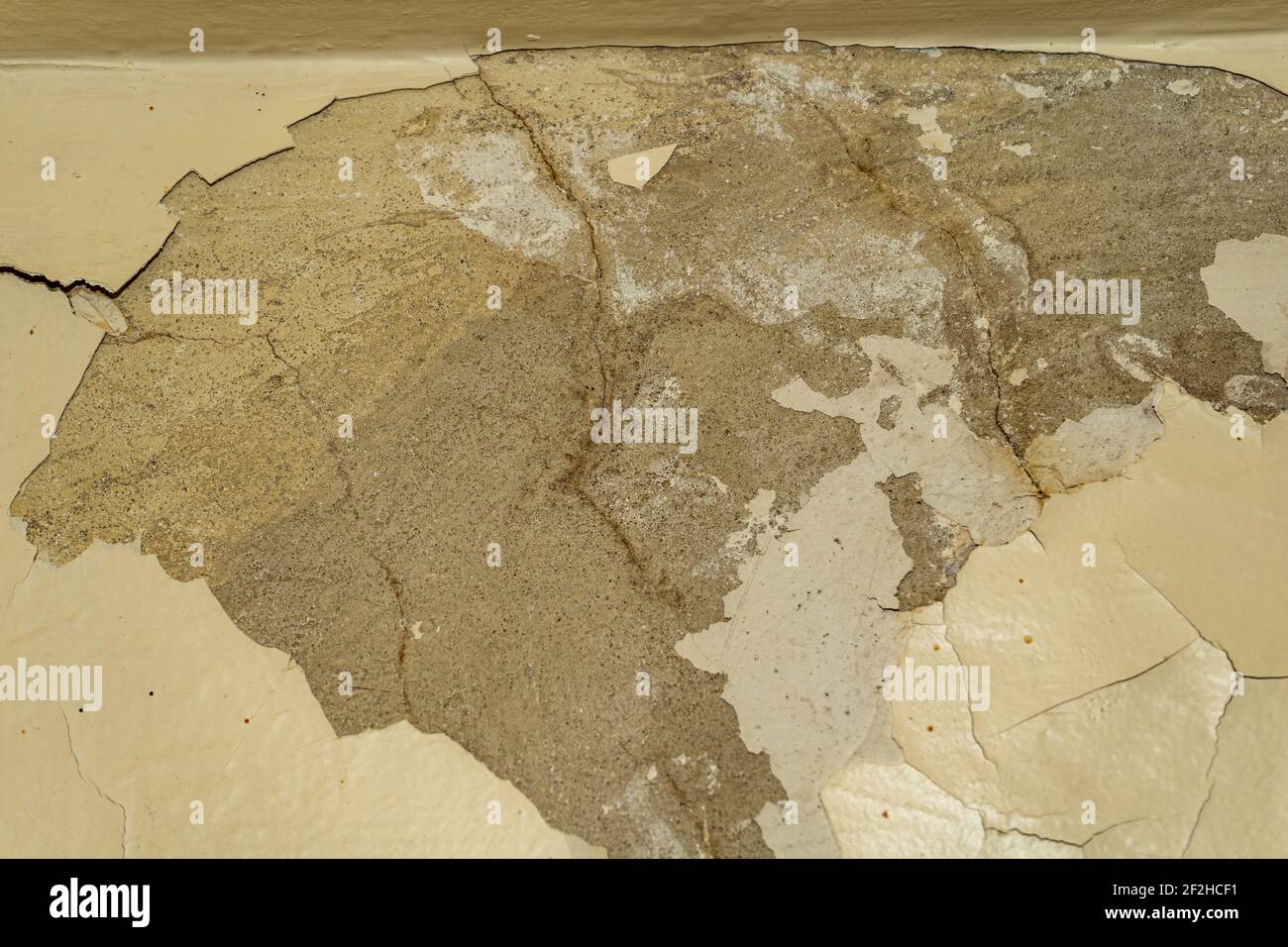 The surface is painted white, old paint. Covering traces of a white old