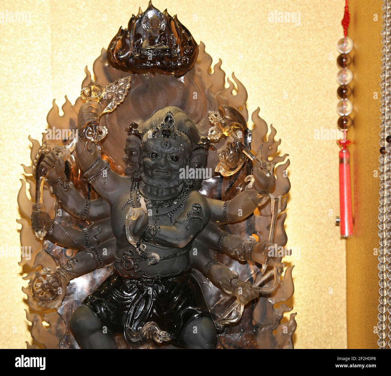 Dharmapala (protector of dharma), Buddhist temple in Beijing, China