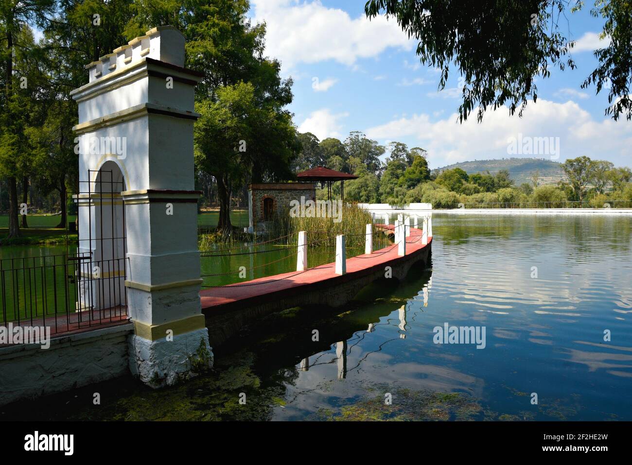 Lake and recreational area view of