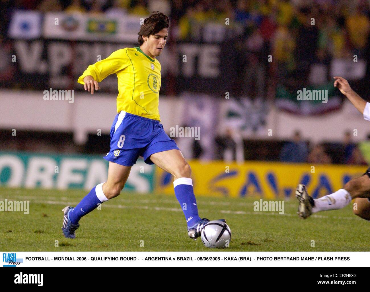 FOOTBALL - MONDIAL 2006 - QUALIFYING ROUND - - ARGENTINA v BRAZIL - 08/06/2005 - KAKA (BRA) - PHOTO BERTRAND MAHE / FLASH PRESS Stock Photo