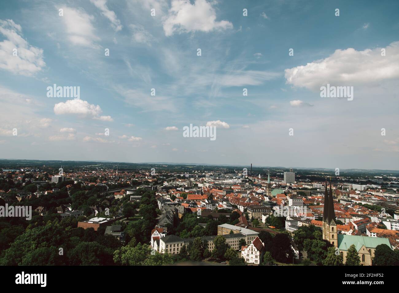 Germany, North Rhine-Westphalia, Bielefeld, city view Stock Photo