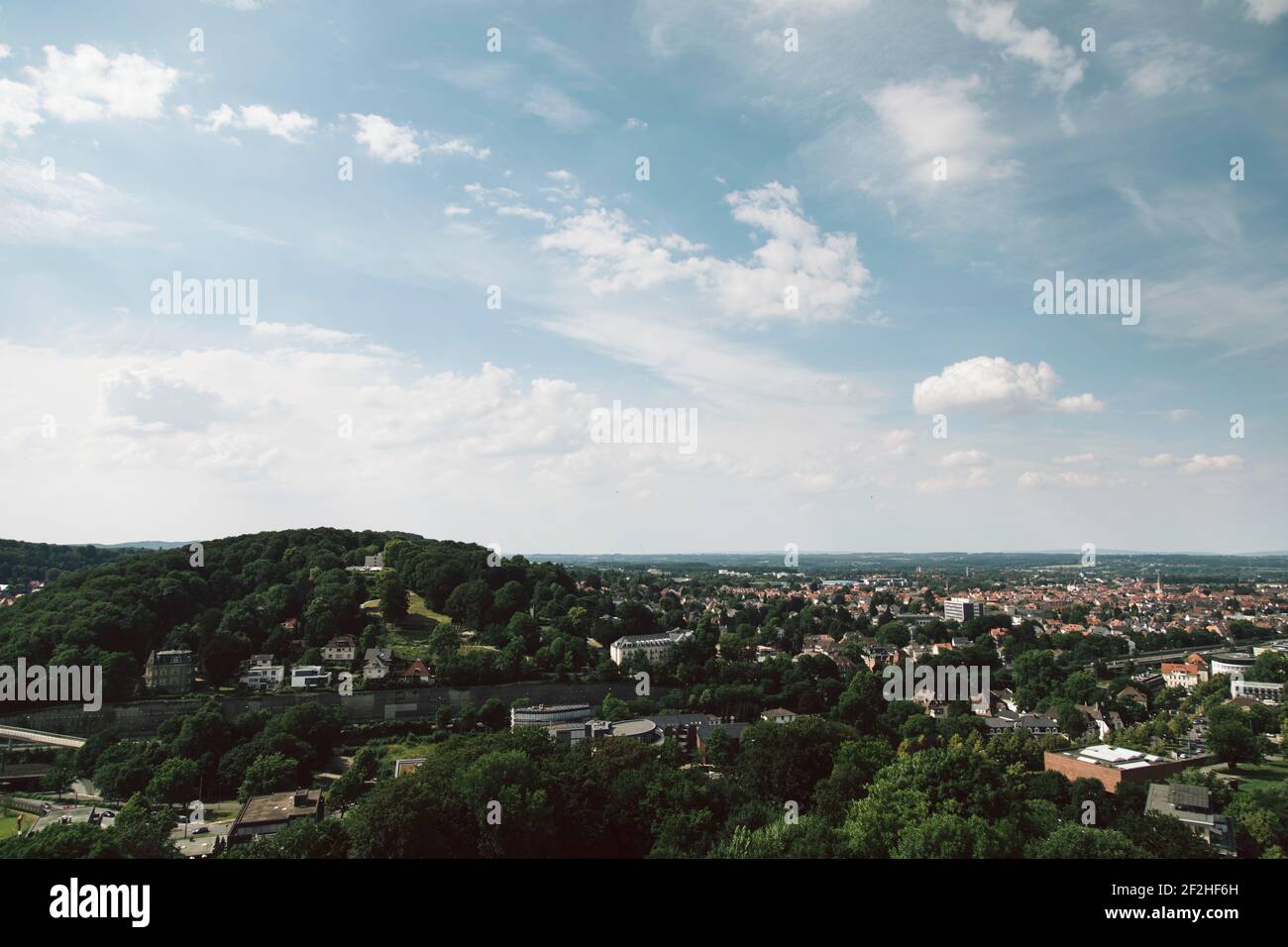 Germany, North Rhine-Westphalia, Bielefeld, city view Stock Photo