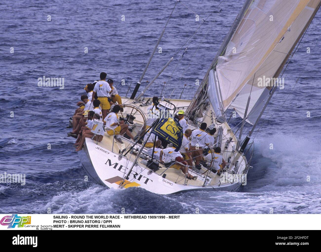 SAILING - ROUND THE WORLD RACE - WITHBREAD 1989/1990 - MERIT PHOTO ...