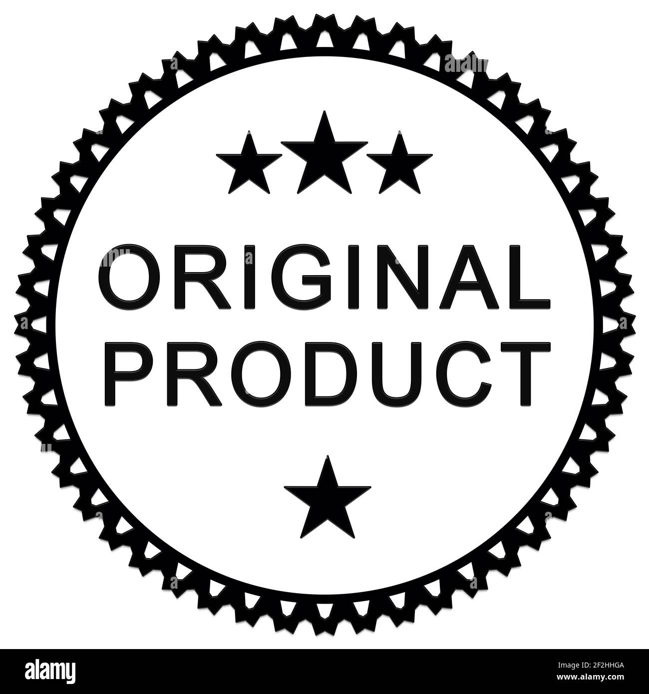 Original product black label on a white background Stock Photo Alamy