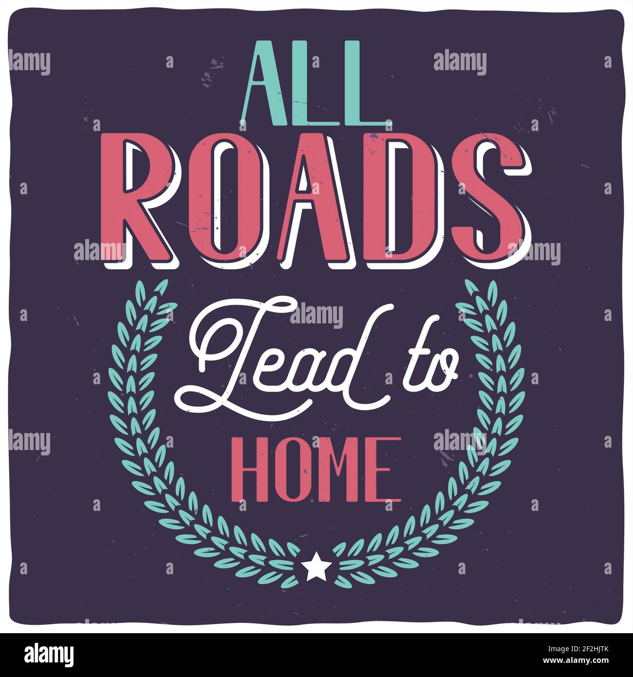 Motivational poster. Inspirational quote design Stock Vector Image ...