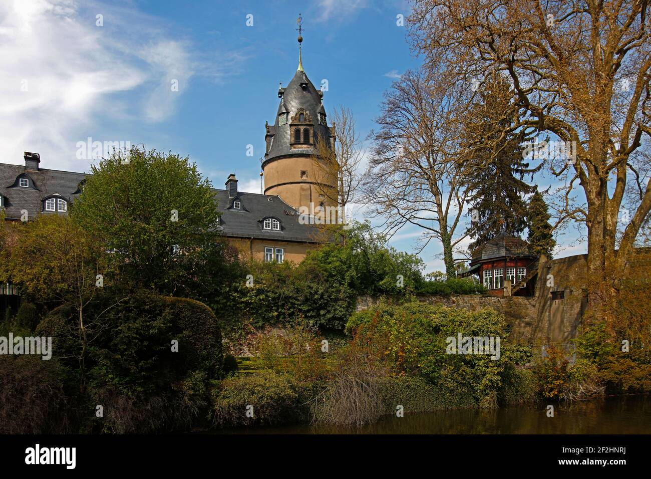 Castle in Detmold, North Rhine-Westphalia, Germany Stock Photo
