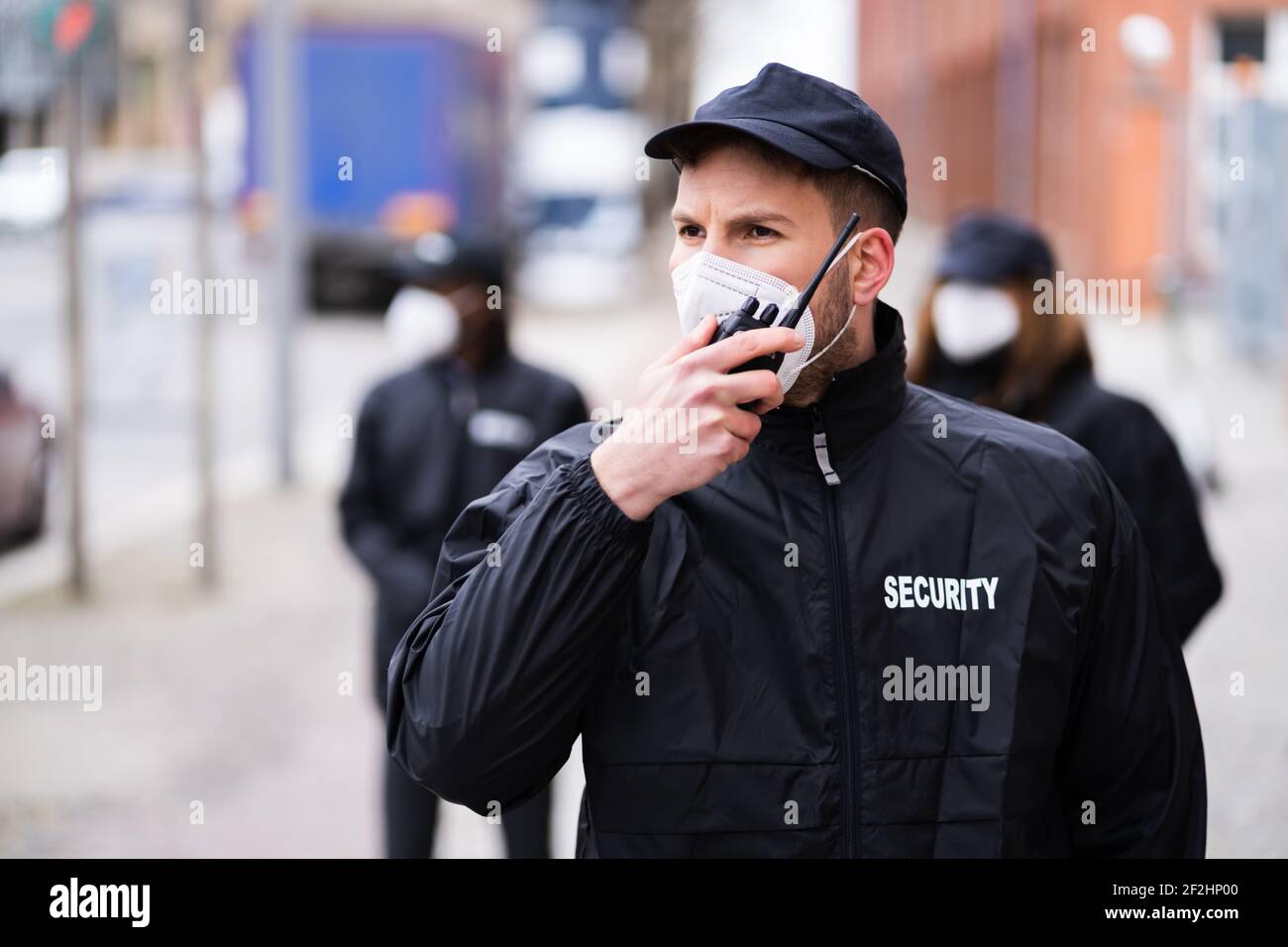 Close protection officer hi-res stock photography and images - Alamy