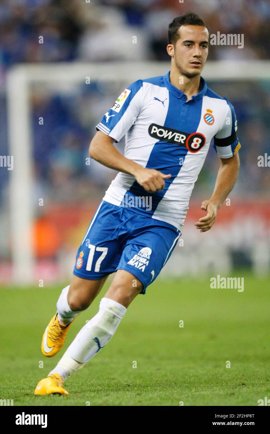 Vazquez of Espanyol during the Spanish Championship Liga football match between RCD Espanyol and