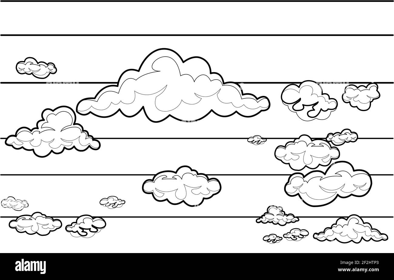 Cloudy Night Sky Drawing