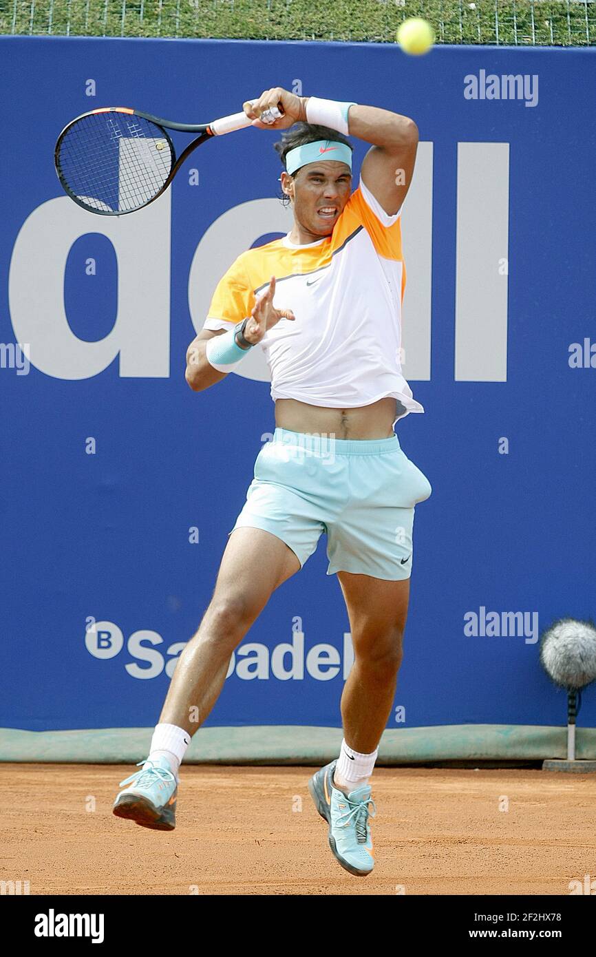 Rafael Nadal during the Barcelona Open Tennis Tournament Conde de Godo on  April 22, 2015 at Real Club de Tenis Barcelona, in Barcelona, Spain. Photo  Bagu Blanco / DPPI Stock Photo - Alamy
