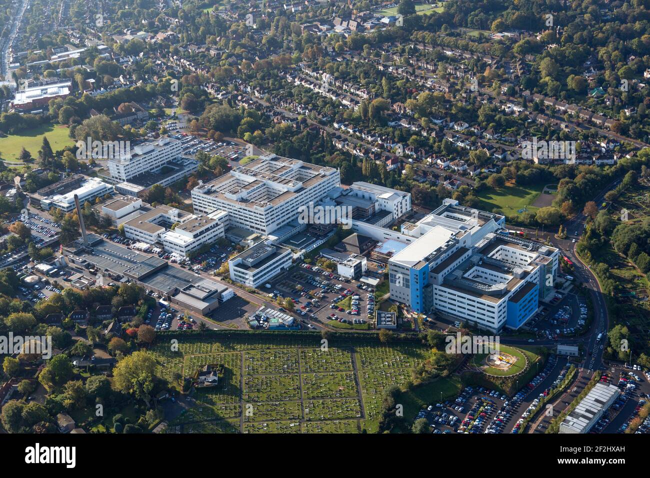 Aerial view of the John Radcliffe Hospital Oxford UK Stock Photo Alamy