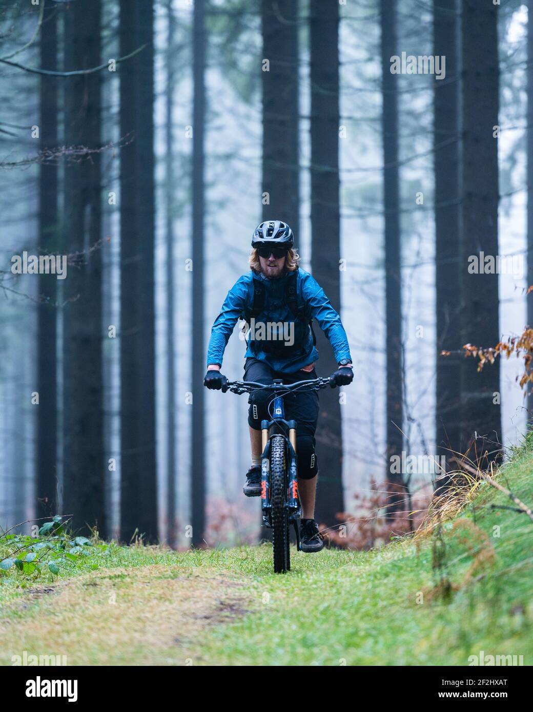 Mtb Rider Person Person riding mountainbike hi-res stock photography and images - Alamy