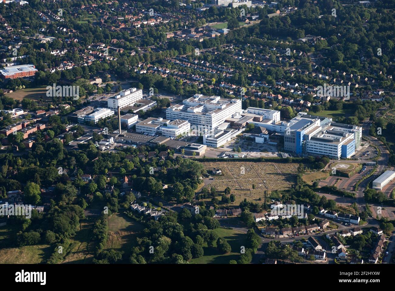 Aerial view of the John Radcliffe Hospital Oxford UK Stock Photo Alamy
