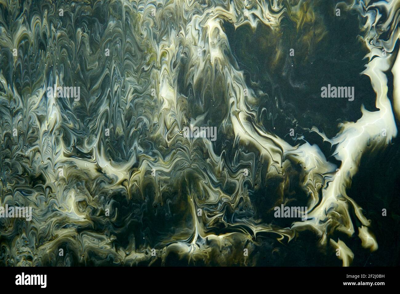 White gray Marble ink acrylic painted waves texture background Stock ...