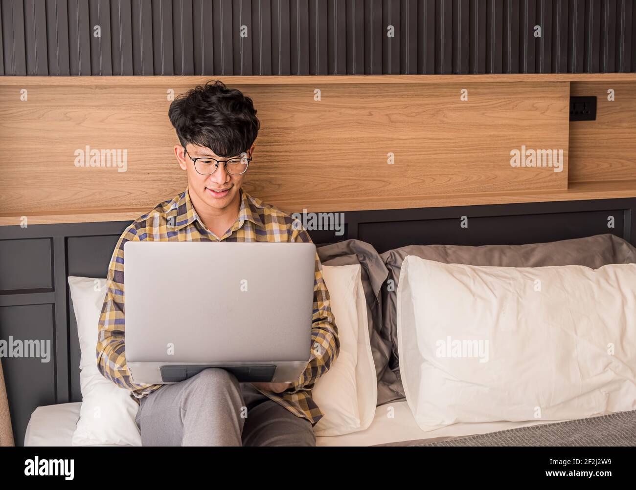Asian Business Using Laptop Computer Online Working From Home Stock Asian business using laptop computer online working from home stock