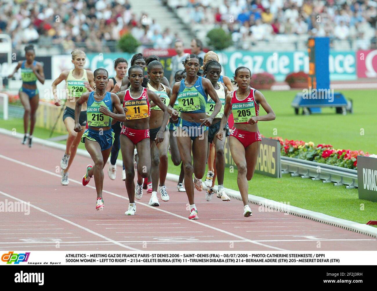 Ticket Original Meeting D’Athlétisme Gaz De France – Saint-Denis, 18 Juillet 2008