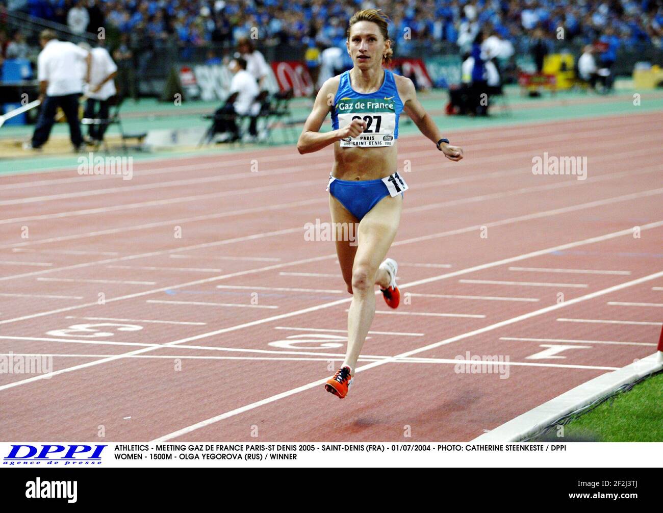 Ticket Athlétisme Meeting Gaz De France Paris St Denis 23 Juillet 2004