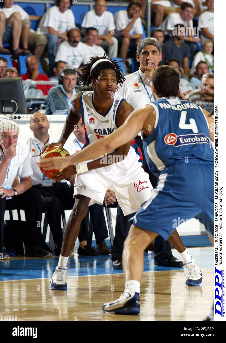 BASKETBALL EURO 2005 16/09/2005 BELGRADE (SCG) PHOTO CATHERINE