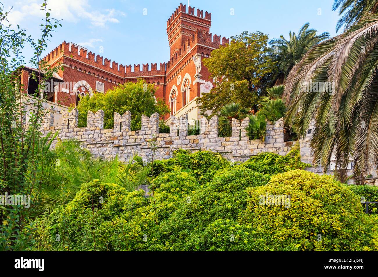 Genoa Castle D'albertis castle hi-res stock photography and images - Alamy