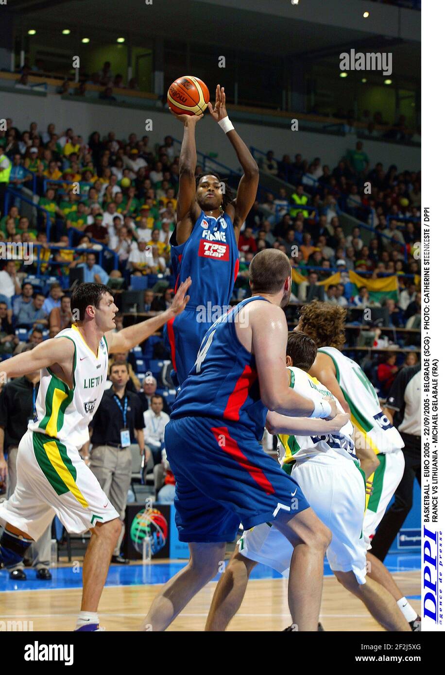 BASKETBALL EURO 2005 22/09/2005 BELGRADE (SCG) PHOTO CATHERINE