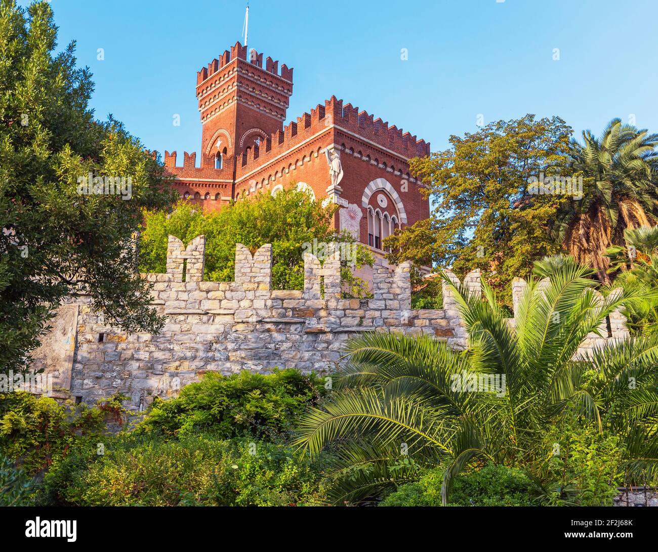 Genoa Castle D'albertis castle hi-res stock photography and images - Alamy
