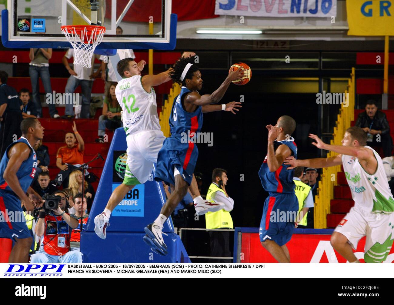 BASKETBALL EURO 2005 18/09/2005 BELGRADE (SCG) PHOTO CATHERINE